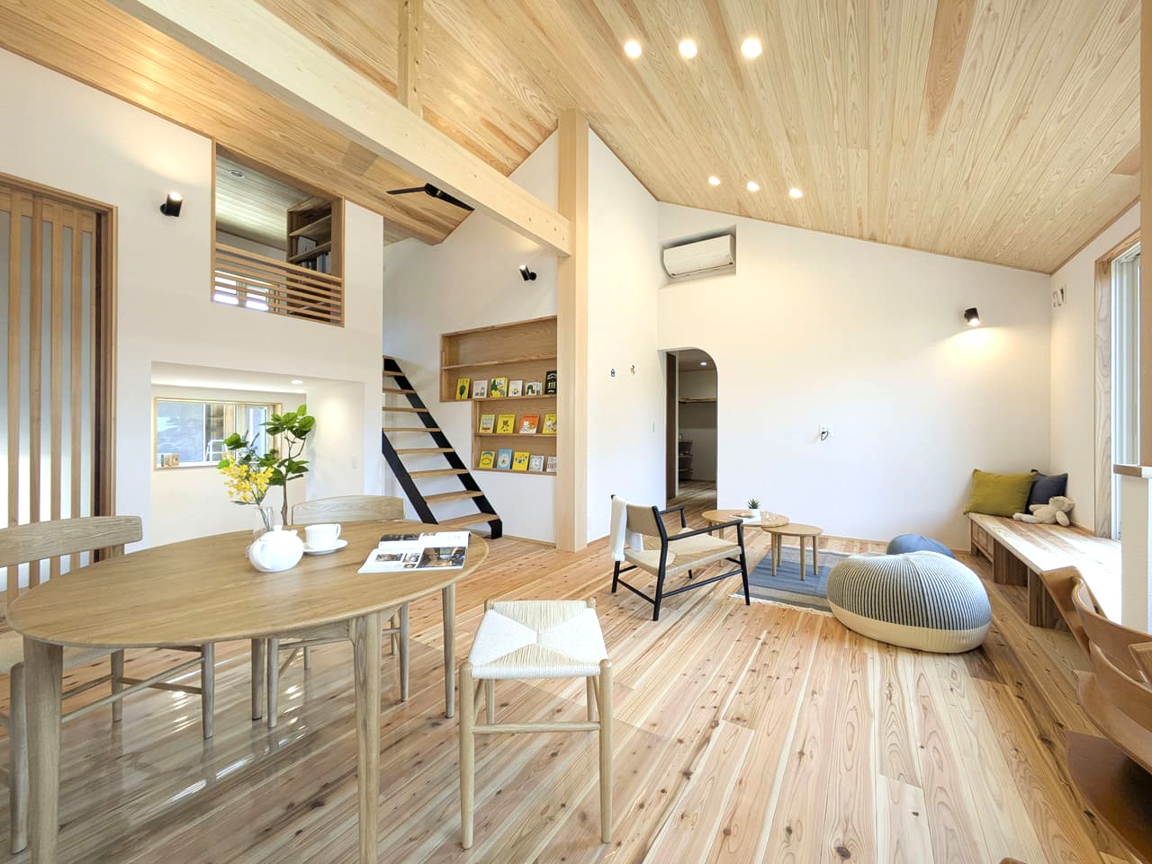 家族と自然に繋がる平屋